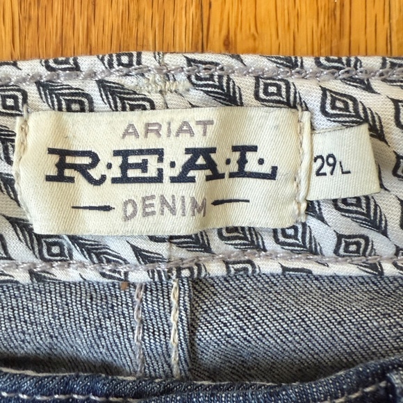 Ariat R.E.A.L. High Rise Fringe Flare Jeans. - Picture 14 of 14